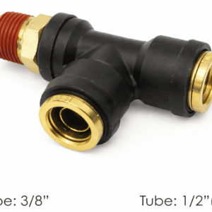 177.12C718C - PLC SWL Male Run Tee DOT 1/2in X 3/8in