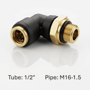 177.12C698M16 - PLC Male Elbow 1/2 x M16X1.5