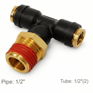 177.12C728D - PLC SWL Male Branch Tee DOT 1/2 X 1/2in