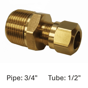 177.14688E - Male Connector DOT 1/2IN x 3/4NPT