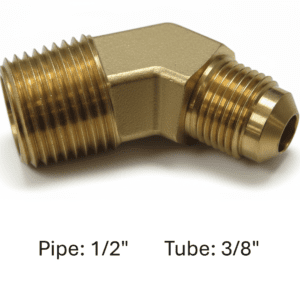 177.8546D - Male Elbow 45 DEG 3/8in SAE X 1/2in Pipe
