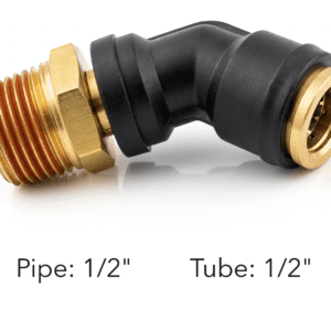 177.12C748D - PLC 45 DEG SWL M Elbow DOT 1/2 X 1/2in