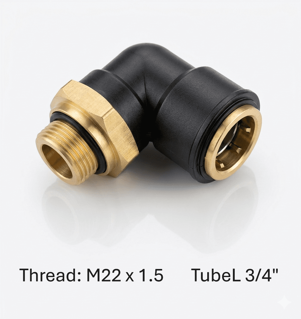 177.V20999388 - Composite PLC Male Elbow Fitting Volvo