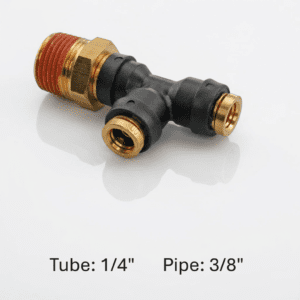 177.12C714C - PLC SWL Male Run Tee DOT 1/4in X 3/8in