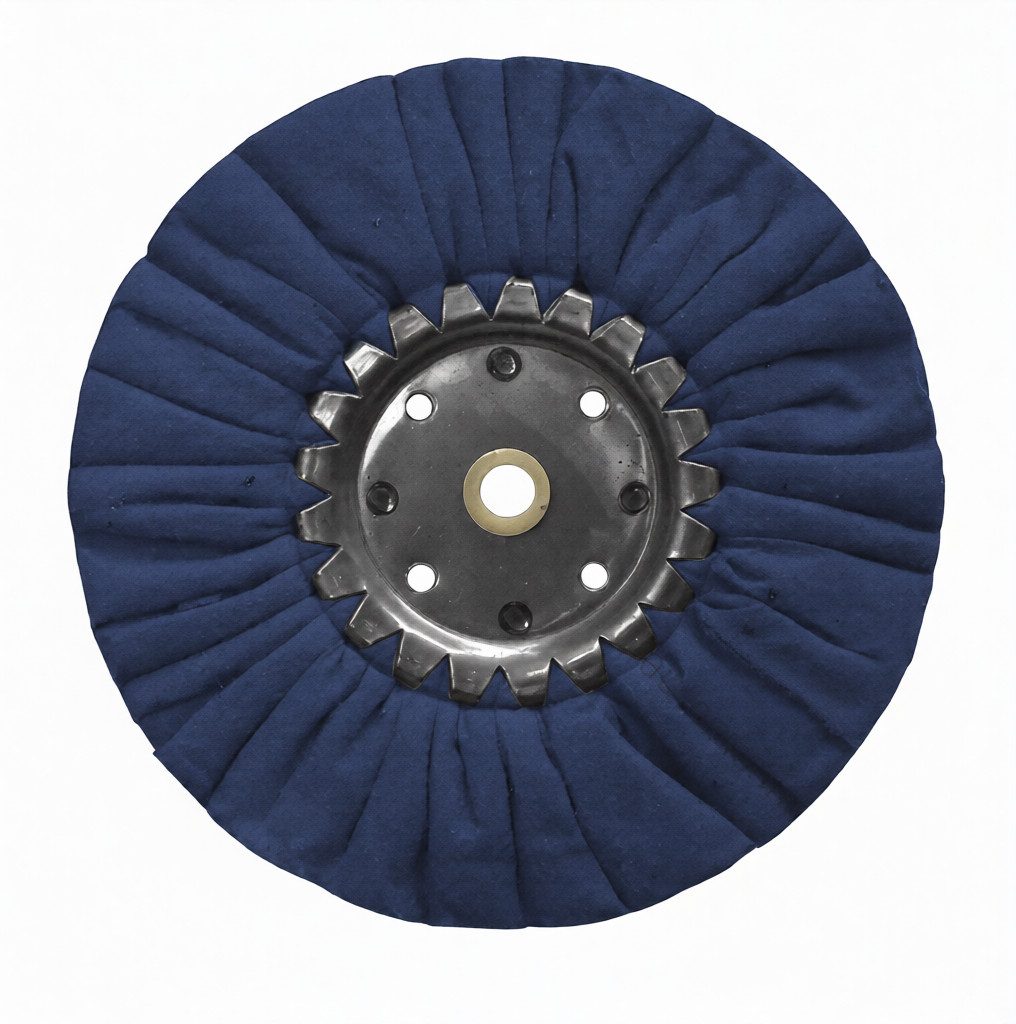 562.W1003BU - Buffing Wheel 8in Blue