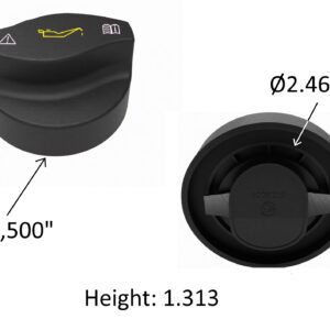 572.4004 - Engine Oil Fill Cap Detroit DD13 DD15