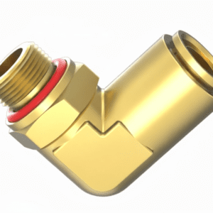 177.V20462691 - Brass PLC Male Elbow Fitting Volvo