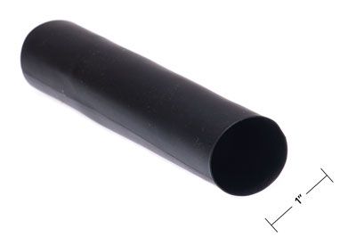 178.3077BK - Tubing Heat Shrink 1/0-4/0 GA 6in Black