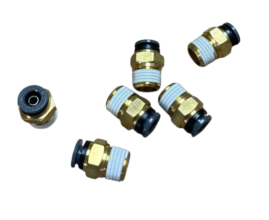 PHI12-93044 - Male Connector PLC QWIK-FIT 1/4 x 1/4NPT