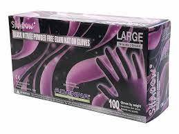 SHD936 - Shadow Nitrile Exam Glove L 100 X 10