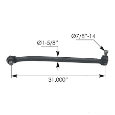 463.DS5922A - Drag Link 31.000in C to C Kenworth