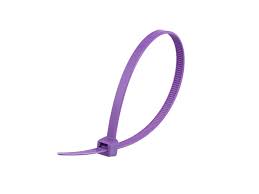 577.0850PU-25 - Nylon Zip Ties 8in Length Purple 25pc