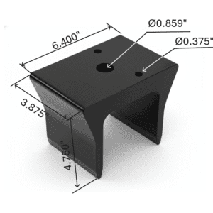MHS50523 - Top Axle Wrap Seat Alum Hendrickson