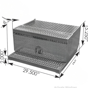 562.CEB31TTA - Cab Entry Box Aluminum
