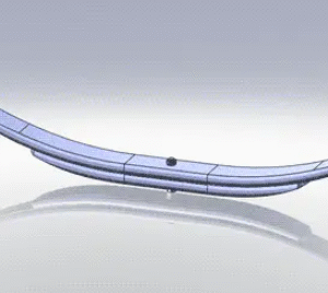 TRA2754 - 2 Leaf Trailer Spring