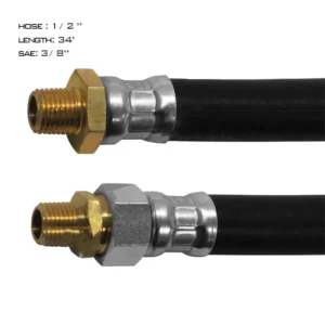 177.7834 - Air Hose Assy 1/2IDx3/8NPTx34IN