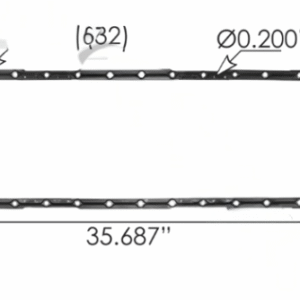 M90069 - Oil Pan Gasket Cummins ISX