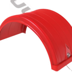 562.9195RD - Full Fender Round Poly Bare Red