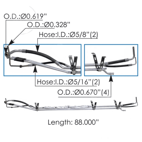 830.996006 - AC Hose Assy Volvo