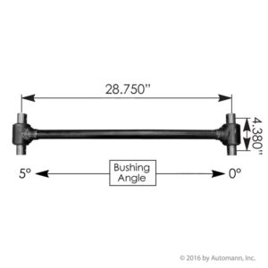 TMR713 - Torque Rod 28.750in Volvo