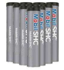 MOBIL SHC ''100  -  Syntetica Grease 13.7  oz High Temperature GREY 350°F (177°C)