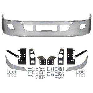 564.46101CF - Bumper Chrome Freightliner 16in P3 w-Fog