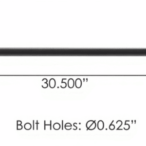 TMRN882E - Narrow Rod 30.500in Poly Hendrickson