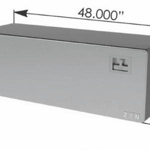 562.TB48BSTSSD - Tool Box 48x18x18 Black Steel w/SS Door