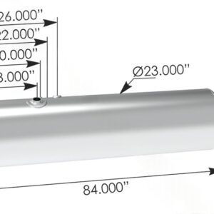 576.46140230DF - Fuel Tank Round Freightliner