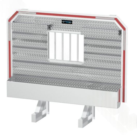 562.HR80682-BW - Headache Rack Prm w/Bar Window(FOB)