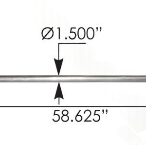 463.DS1363A - Cross Tube Assembly Ford 58.63in