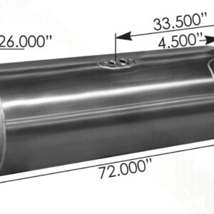 576.75150260DR - Fuel Tank Round Peterbilt