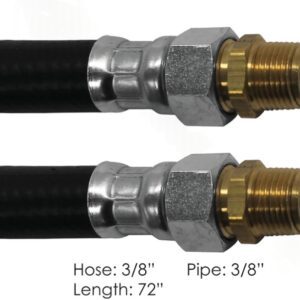 177.73672 - Air Hose Assy 3/8in 3/8in Swivels-72in L