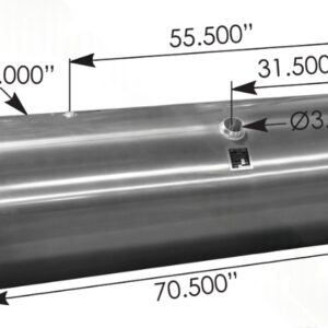 576.55150260DR - Fuel Tank Round IHC