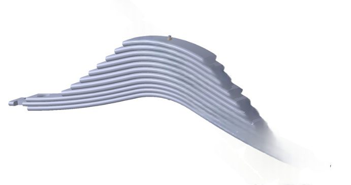 62-143-US - 11 Leaf Camel Back Spring Made In USA