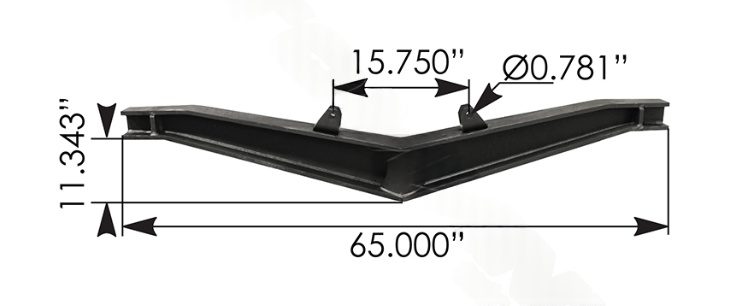 M80083 - Walking Beam 60in Low Mount Chalmers