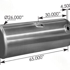 576.75135260DR8 - Fuel Tank Round Peterbilt