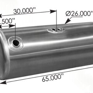 576.75135260PR - Fuel Tank Round Peterbilt