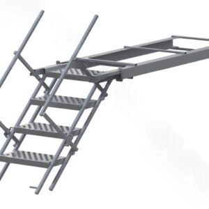 562.PL1401 - Pullout Ladder 4 Step w/Handrails