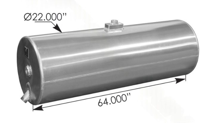 576.TR1002264 - Fuel Tank Reefer Non-Polished