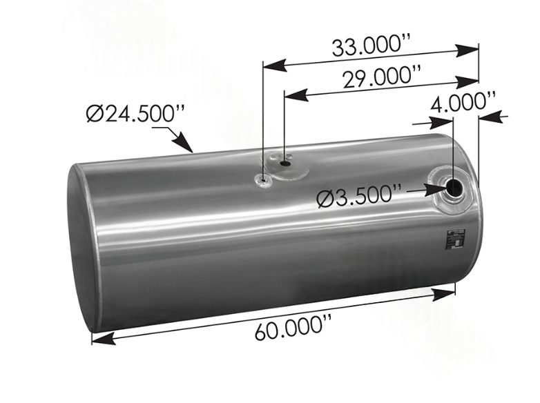 576.5912024DRTL8 - Fuel Tank Round Kenworth