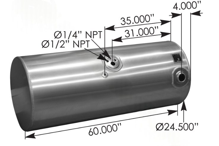576.59120245PFTL - Fuel Tank Round Kenworth