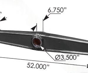 MHS5015 - Beam Fabricated Hendrickson 52in