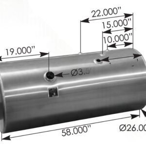 576.55120260PR - Fuel Tank Round IHC