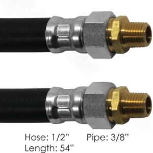 177.73854 - Air Hose Assy 1/2in 3/8in Swivels-54in L