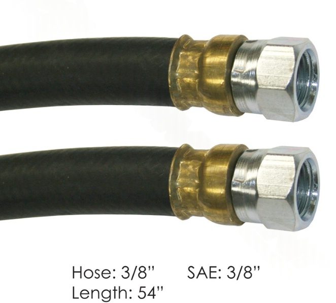 177.7454 - Air Hose Assy 3/8in 3/8in SAE Swl-54in L