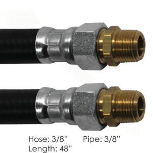 177.73648 - Air Hose Assy 3/8in 3/8in Swivels-48in L