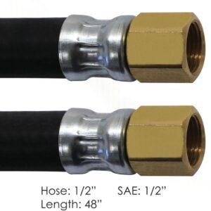 177.7548 - Air Hose Assy 1/2in 1/2in SAE Swl-48in L