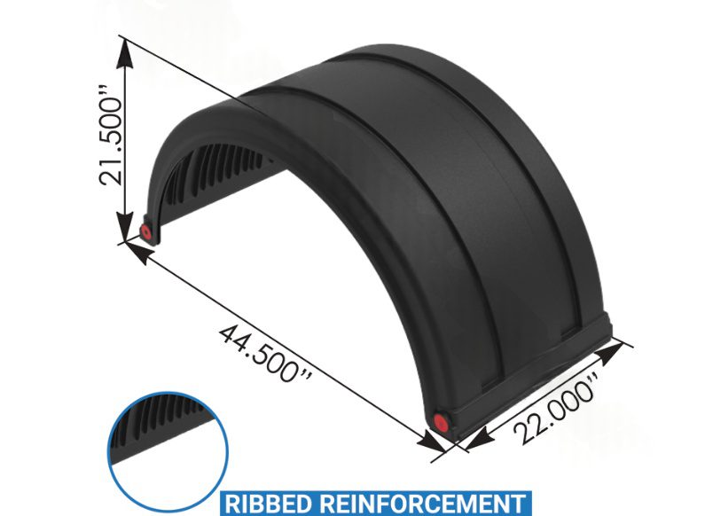 562.9164 - Fender Full Round Poly Bare 19.5