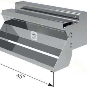 562.SBB5945SS - Step Battery Box 304SS Kenworth 45in